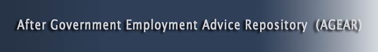 After Government Employment Advisory Repository Banner